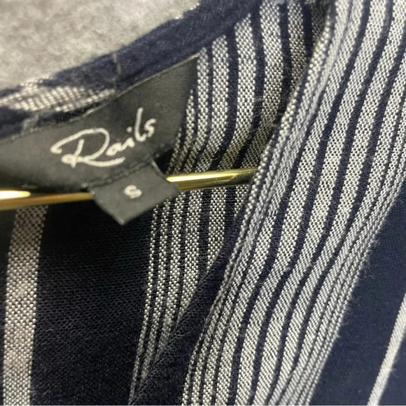 Rails Angela Mediterranean Stripe Navy Jumpsuit - Picture 3 of 7